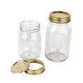 250ml 375ml 500ml 750ml 1000ml Canister Bottle With Wood Lid Coffee Glass Jar