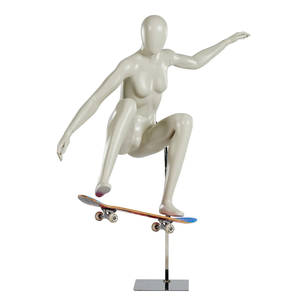 Cheap Curvy Mannequins Full-Body With Skateboarding Sports Athlete