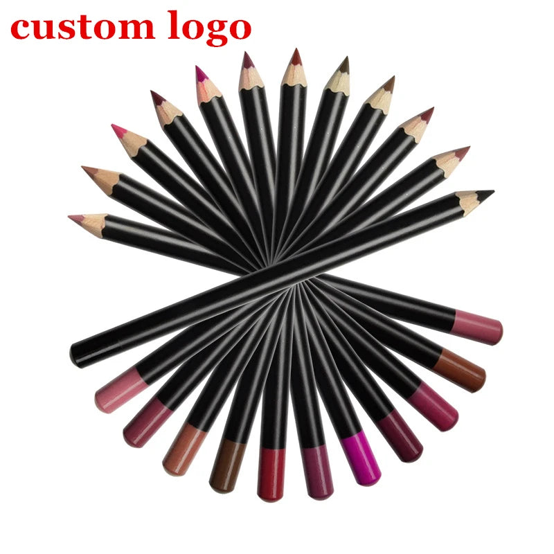 Drop Ship Lips De Pene Vegan Matte Lip Liner Custom Private Label Lip Pencil