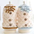 Wholesale Hot Selling White Pet Dog Cat Sweater Knitting Patterns