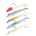 11cm 22g Lead Head T Tail Soft Fishing Lure With Hook Artificial Bait Saltwater Sea Bass Swimbait Fishing Gear Tackle