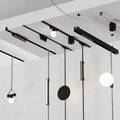 Modern Aluminum 24V Embedded LED Line Light Surface Mounted Spotlight for Living Room Office Magnetic Absorption Track Lighting