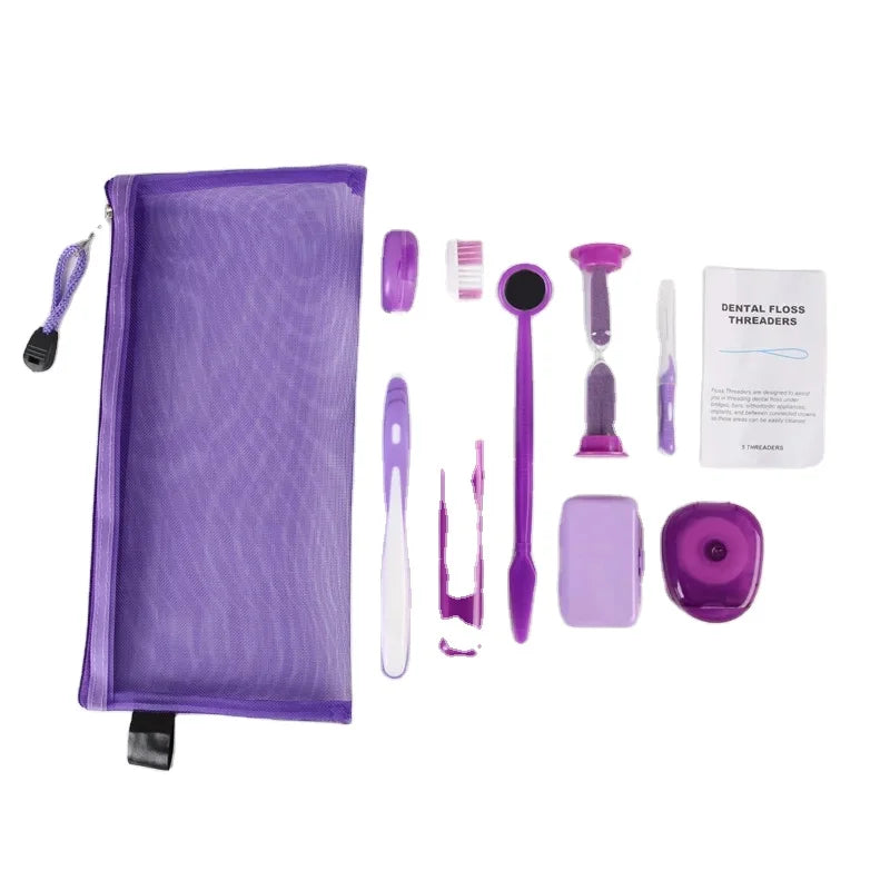 Orthodontic Toothbrush Cleaning Kit Orthodontic Patient Orthodontic Care Kit Dental Travel Kit