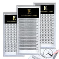 Korean PBT FIBERS 0.07MM/0.10MM 3D 4D 5D 6D Individual Volume Premade Fans Eyelashes