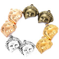 YuenZ 4colors Creativity Half People Face charm for Women Men Bracelet earring Necklace Pendant DIY Jewelry Making 20*19mm I1125