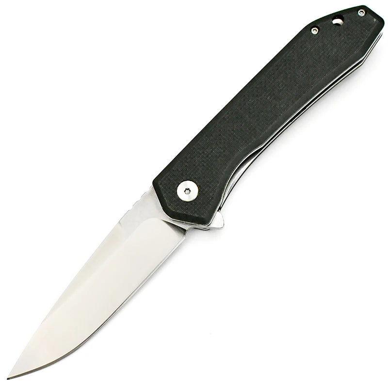 E-Commerce Hot Selling US G10 Handle Durable D2 Steel Folding Pocket Knife Tactical EDC Hand Tool Wholesale OEM