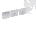 Durable Strong Viscosity Removable Wall Hook Manufacture Hat Hook Plastic PVC Bathroom Coat Door Clothes Hanger