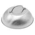 Custom Logo Durable Metal Cheese Melting Dome 430 Stainless Steel 9 Inch Grill Basting Cover BBQ Burger Cover