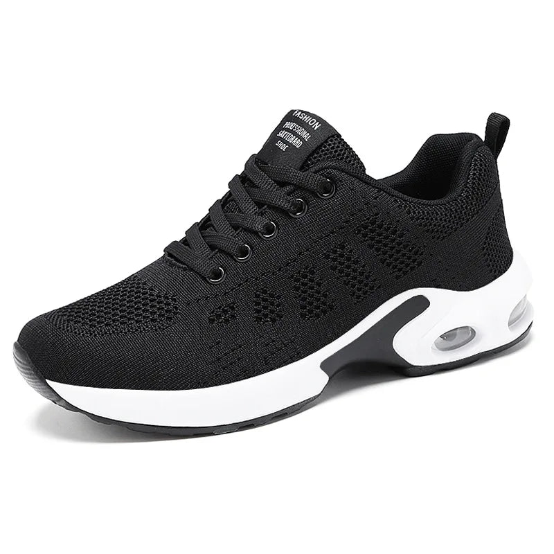 Very Cheap Summer New Flying Woven Leisure Women Sports Shoes Breathable Running Shoes Outdoor