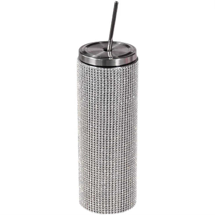 20oz Bling Rhinestone Diamond Crystal Water Bottle with Lid Bling Water Bottle Diamond