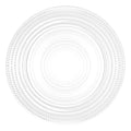 Multi-Layered Beaded Rings Glass Charger Plates with Color Enamel Technique for Wedding Hotel Party
