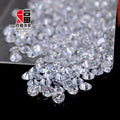 Baifu Jewelry Top Quality 8 Hearts and 8 Arrows 5A Round White Zirconia
