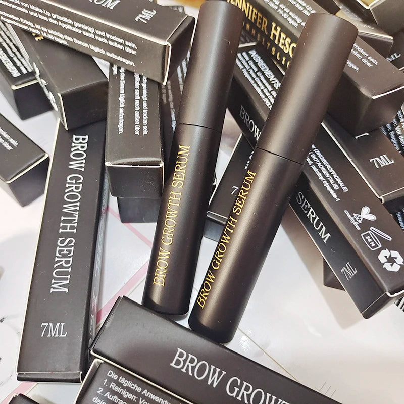 Free Sample Private Label Liquid Nutrition Serum for Eyelash Growth & Curling Moisturizer Customized Brow Lash Enhancer