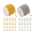 Wholesale Hot Selling Necklace Chain Bulk Spool With Open Jump Rings Lobster Claspsfor Women DLY Bracelet Jewelry Making