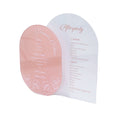 Table Number With Menu Wedding White Acrylic Sign Pink Table Decor With Base