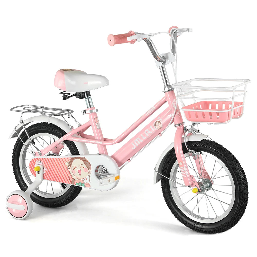 Outdoor Sports Carbon Steel Frame Bike for Kids 12 14 16 18 Inch Kid Bicycle for 3 Years Old Children Bicycle