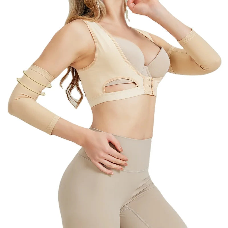 Xsshape CY-1241-A1 Men's and Women's Long Sleeve Upper Arm Shaper Fitness Safety Compression Sleeves