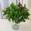 Small Green Plant 5 Fork Turtle Leaf Decoration Mariage Grass