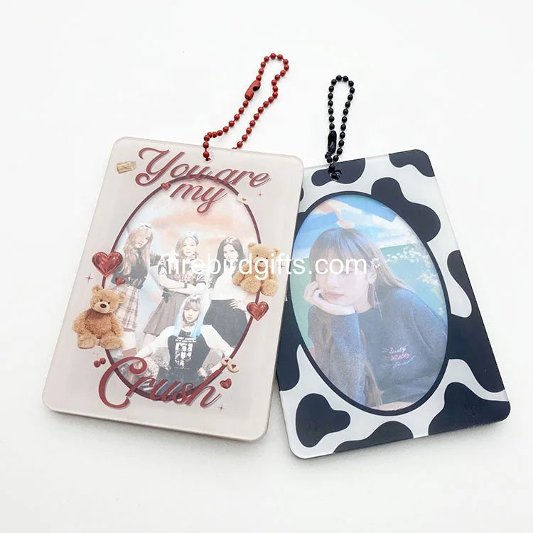 Acrylic Keychain for Card Holder Keychain Acrylic Frame Card Holders Acrylic Photocard Holder Keychain