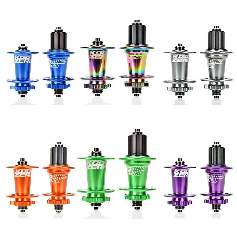 Bike Hub Koozer XM490 PRO 32Holes Colorful Hub 4 Bearing MTB Mountain Bike Disc Brake Hub 10*135mm QR 100*15 12*142mm Thru