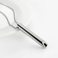 Fashionable Popular Stainless Steel Link Necklace Meditation Stress-Relieving Breathing Hip-hop Personality Couple Pendants