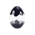 New Design 500ml Oval Egg Shell Shape Empty PET Beverage Bottle with Screw Cap 16 oz for Bubble Tea Screen Printing