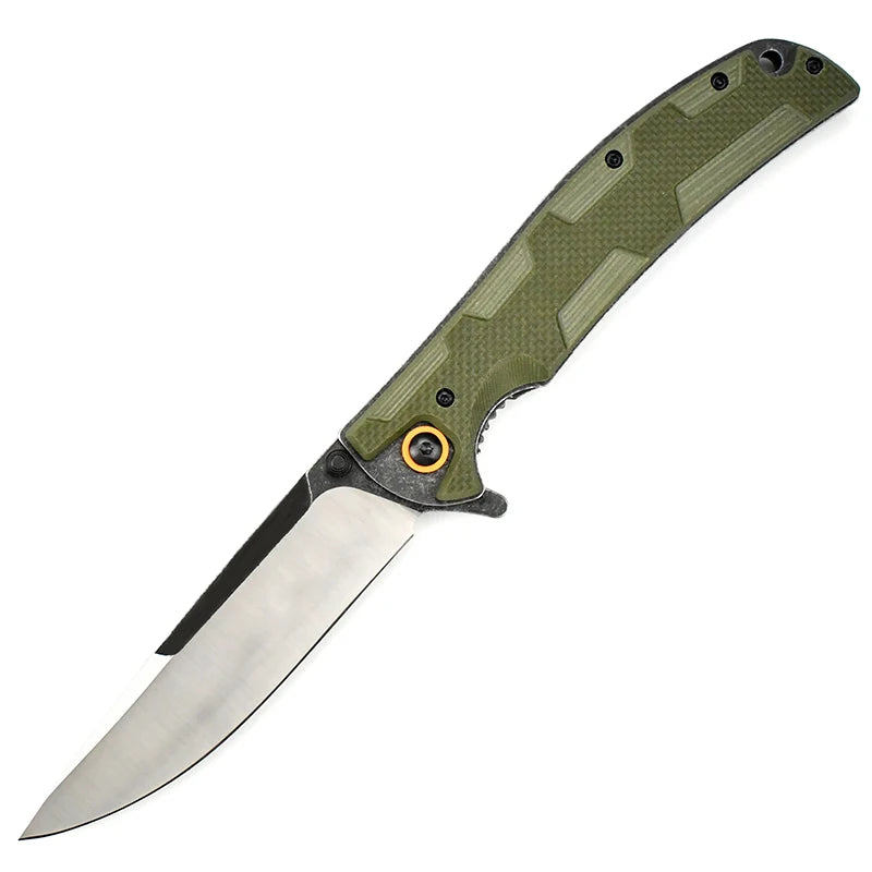 High-End Mini Folding Blade Knife CPM-D2 Steel Ultra-Sharp Pocket Knife for Camping Outdoor Fishing Survival Gift for