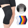 High Elastic Honeycomb Protection Pad Long Leg Compression Sleeve Basketball Knee Brace