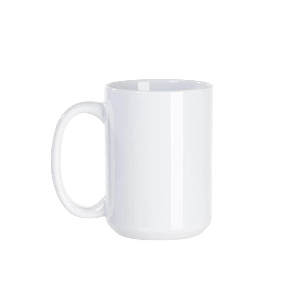 Wholesale 15oz Sublimation Blank Ceramic Coffee Mug Custom Logo Printing White Coffee Cup Manufacturer Bulk Promotional Mugs