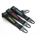 Custom 3D  Logo Carabiner Personalized Wrist Short Key Lanyard for Car & Motorcycle  Product Genre