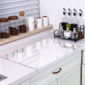24In X 18In Countertop Transparent Acrylic Cutting Board Set of Nonslip Clear Cutting Boards for Kitchen Sink With Lip