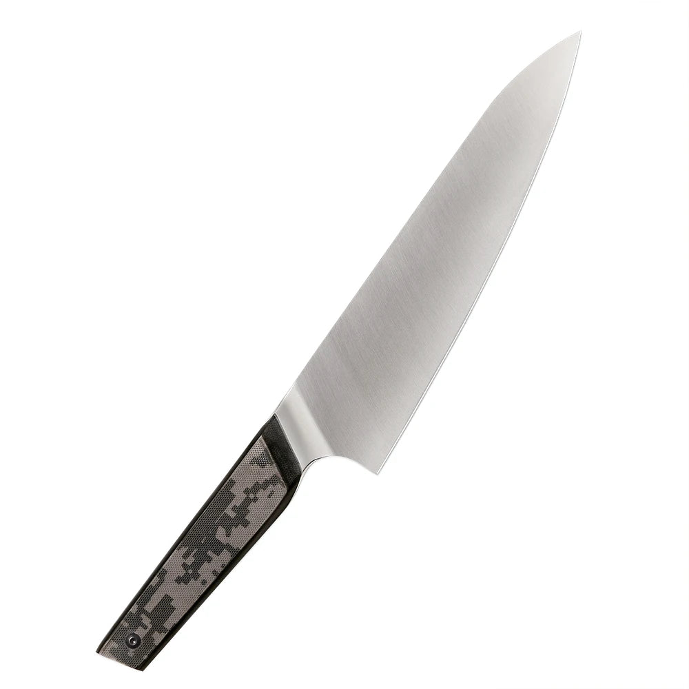 Sweden for 14C28N High Carbon Steel Chef Knife with Full Tang Camouflage G10 Handle Eco-Friendly