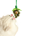 Minty Fun Eco-Friendly Cartoon Cat Plush Mint Ball Treat-Toy with Catnip for Hours of Play
