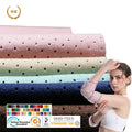 Breathable Polyester Fabric Customized Wholesale SBR Elastane Waterproof Scuba Recycled Spandex Mesh Punching Polyester Fabric