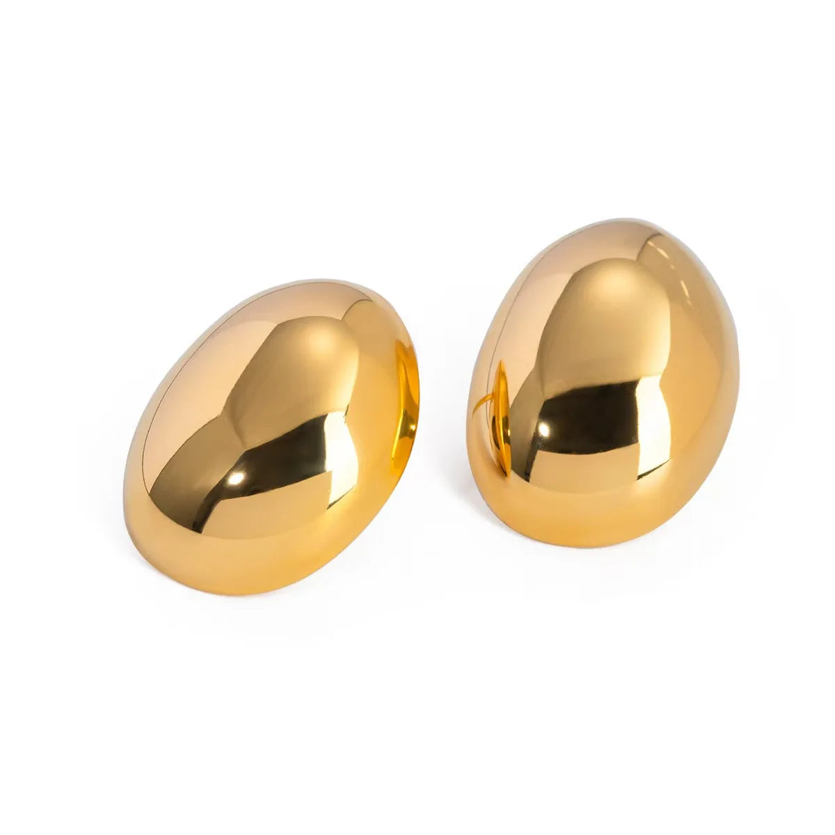 New Designer Women Fashion Jewelry Earring Stainless Steel Jewelry Large Earrings Studs Statement Clip on Earrings