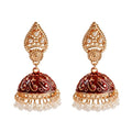 GT ODM Geometric Ethnic Retro Gold Plated Alloy Dangling Tassel Earrings for Unisex Durable Jewelry