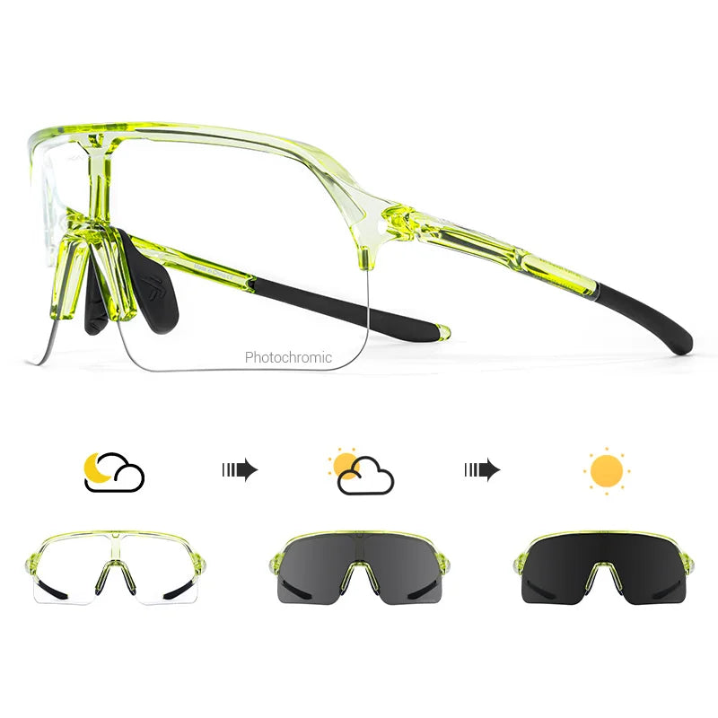 Men Bike Bicycle Cycling Glasses Custom Uv400 Interchangeable Outdoor Polarized Run Fishing Golf Sports Sunglasses