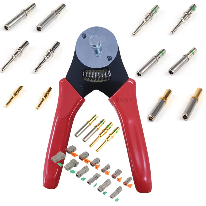 Red Color Deutsch Soild Pin DT DTM Terminals Deutch Connectors Crimp Tool MegaBDM