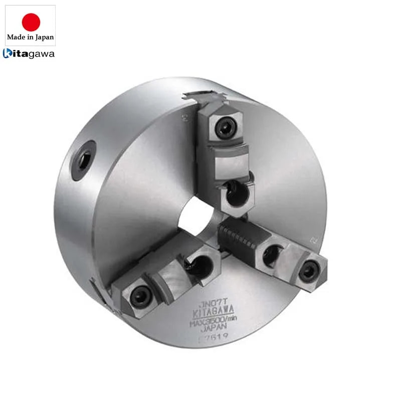 Three Jaw Self-centering Chuck Japanese Kitagawa JN-T Series High-precision Eddy Current Lathe Manual Steel Chuck