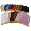 Islamic Prayer Rug Solid Color Flannel Tapis De Priere Thick Prayer Mats