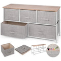 RTS Free Delivery Modern Style Fabric Organizer Unit Dresser Chest Storage Drawers Tower