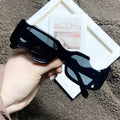 Fashion Mint Green Sunglasses Trendy Brand OFF Notch Sunglasses Personality Hip-hop Hole Sunglasses
