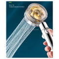 Bathroom Accessories Bath Shower Head Faucet Diamond Design Luxury Water Saving Flow Fan Abs Rain High Pressure Spray Home Hotel