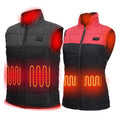 USB Charging Lightweight Vest 4 Heating Zones Winter Warm Waistcoat Walking Camping Ice Fishing Snowboarding Heated Clothes