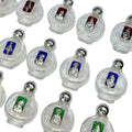 L Customized logo15ml Holy Water Glass Bottle  with Electroplated Lid Hot Stamping Screw Cap for Church Religious Icon