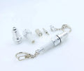 Spark Plug Keychain Creative Fashion Accessories Hot Sale Auto Part Model LED Light Keyring Key Chain Ring Keyfob Key Holder