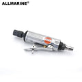 Allmarine 1/4 Inch Portable Pneumatic Die Grinder 6mm Chuck 25000 RPM Safety Lever Switch Front Exhaust for Metal Cutting