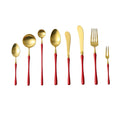 Restaurant Red Bulk Cheap Stainless Steel Cutlery Set