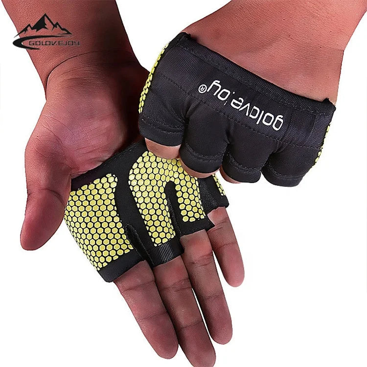 GOLOVEJOY XG02 Half Finger Non Slip Breathable Exercise Dumbbell Fitness Cycling Sports Equipment Gloves Gym Weight Lifting