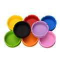 Custom Portable Unbreakable Ash Tray Pocket Ashtrays Durable Soft Round Silicone Cigarette Cigar Smokeless Ashtray